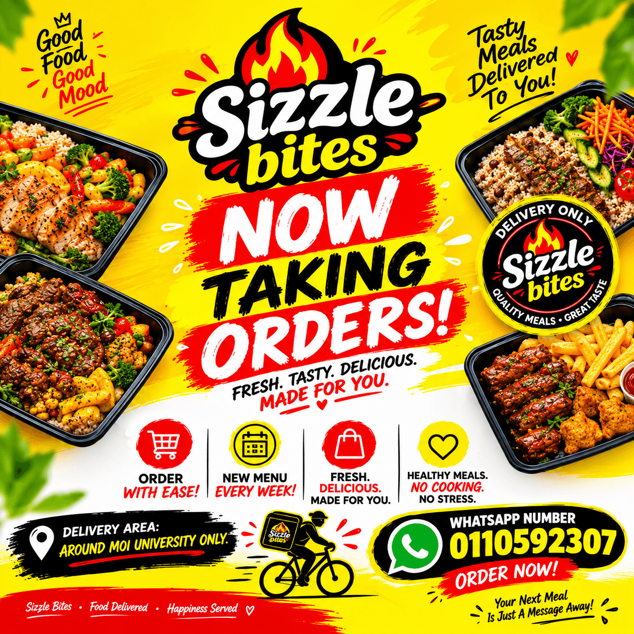 Sizzle Bites delivery